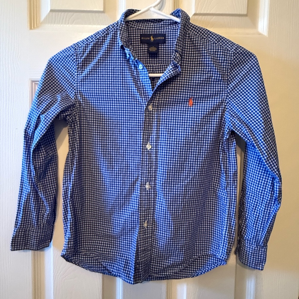Polo by Ralph Lauren Blue Checkered boy’s Shirt